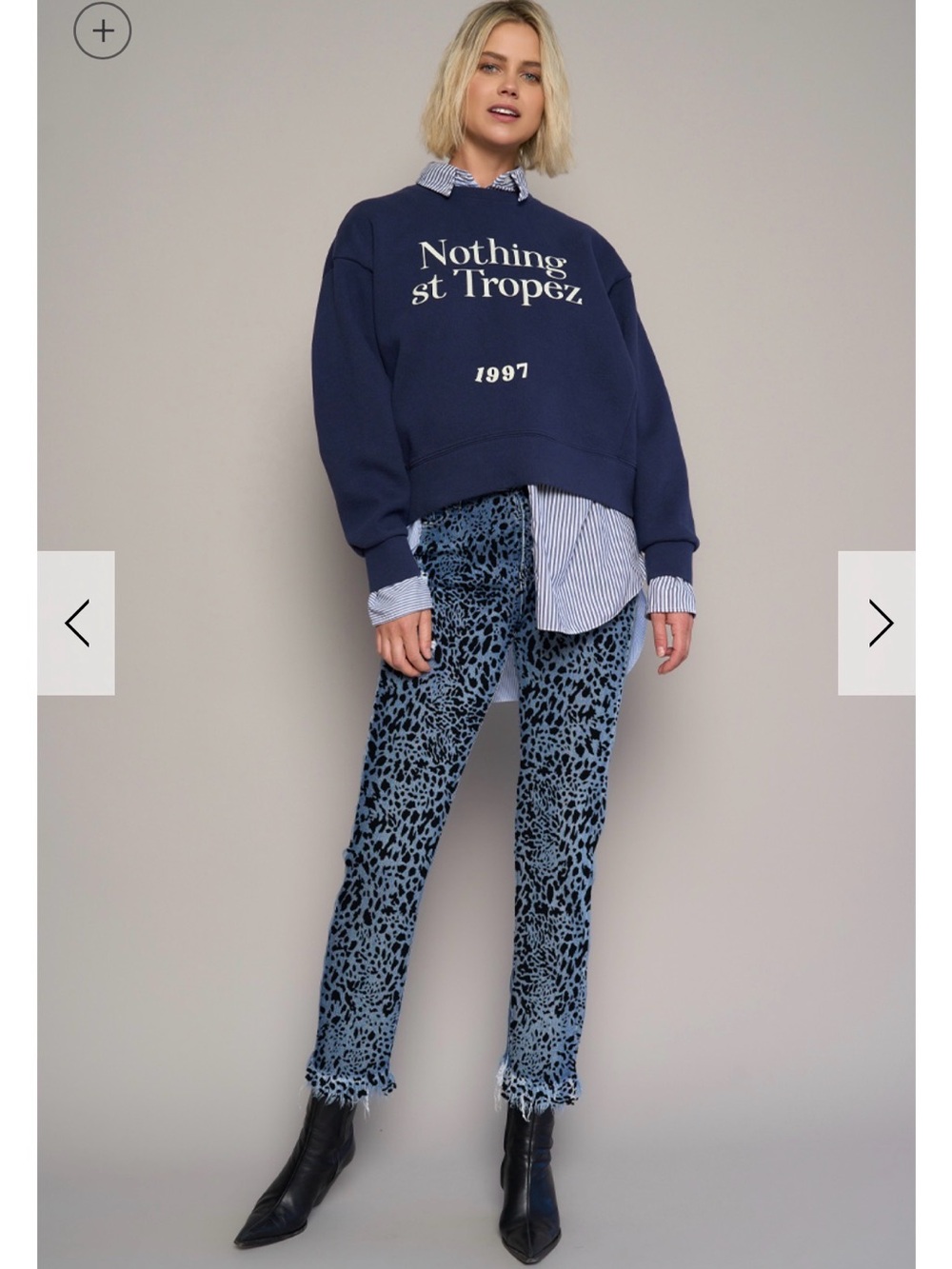 Leopard new with tags jeans sz 5